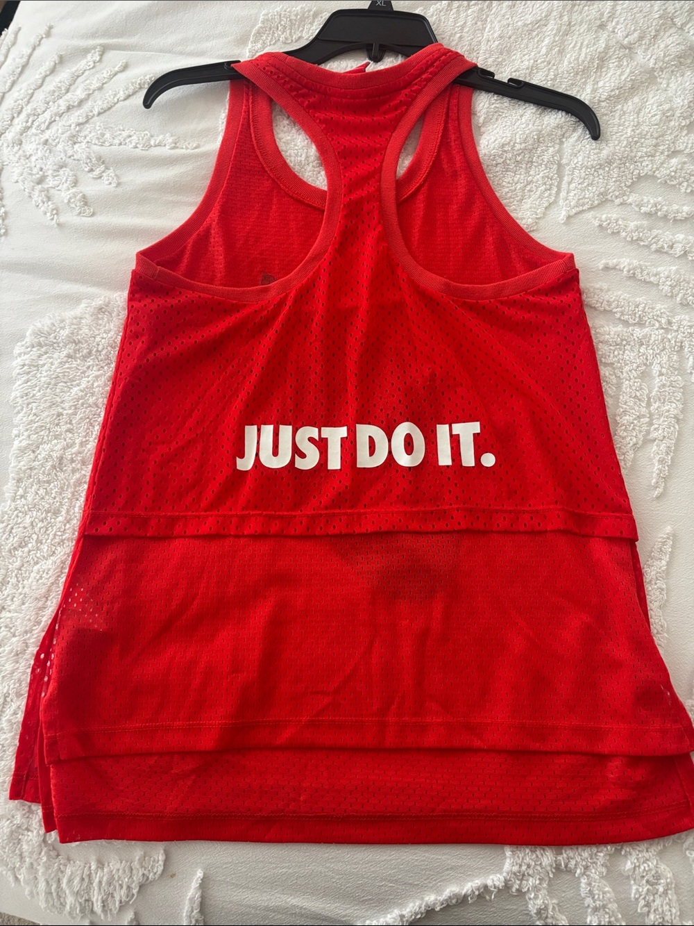 Nike Red Mesh Racerback Tank Top - Picture 4 of 4